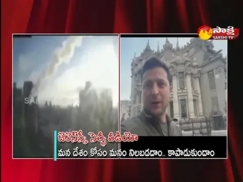 Ukraine President Volodymyr Zelenskyy Selfie Video
