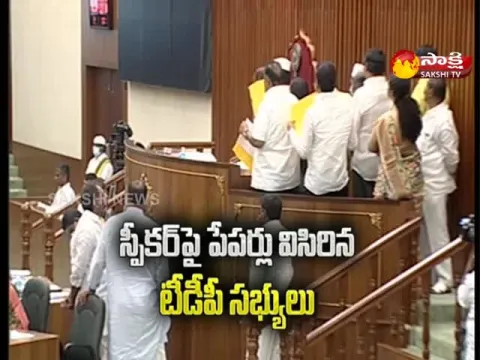 AP Assembly: Improper Behavior Of TDP MLAs Towards The Speaker