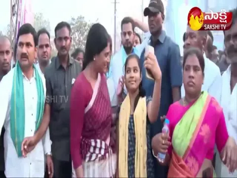 YS Sharmila Praja Prasthanam Padayatra At Ramannapeta