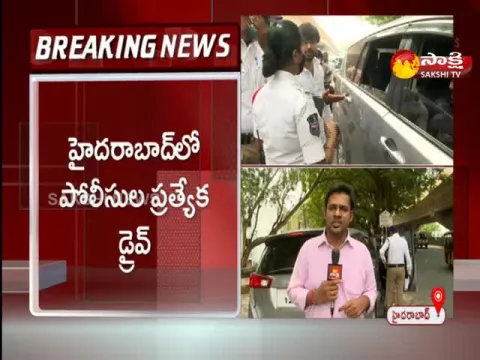 Hyderabad Traffic Police Special Drive