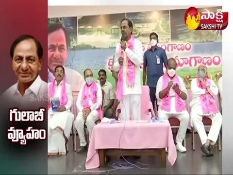 TRS Leaders Meeting In Telangana Bhavan