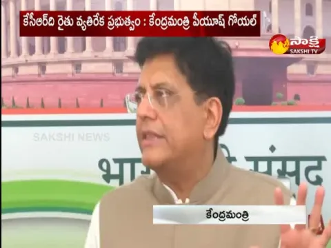 Piyush Goyal Takes On KCR For Paddy Procurement