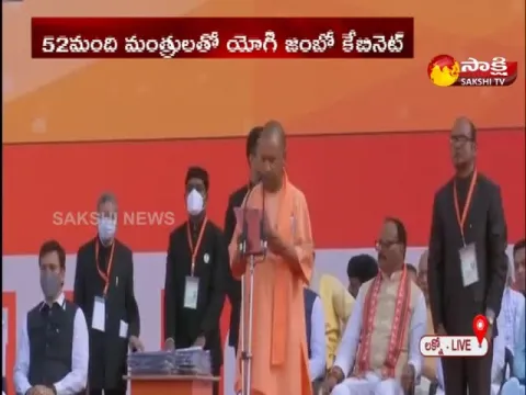 Yogi Adityanath Takes Oath As Uttar Pradesh CM