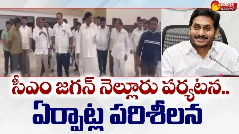 CM YS Jagan Nellore Tour Arrangements
