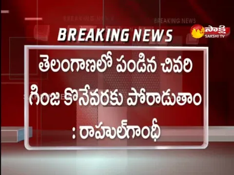 Telangana: Rahul Gandhi Tweet On Paddy Procurement Issue