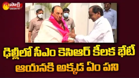 CM KCR Key Meet With BJP Rajya Sabha Member Subramanya Swamy
