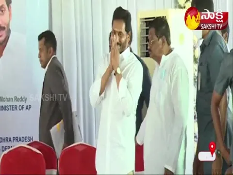 AP CM YS Jagan Grand Entry At Taduvai