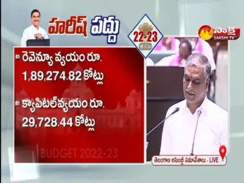 Minister Harish Rao Speech At Telangana Assembly Budget Session 2022-2023