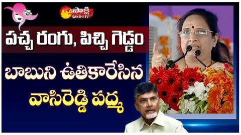 AP Women Commission Chairperson Vasireddy Padma Comments on Chandrababu GOVT