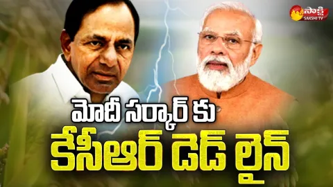 CM KCR Slams On BJP Leaders In TRS Protest Over Paddy Procurement