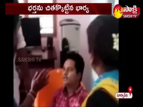 Wife Caught Husband Red Handed In Suryapet