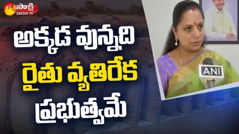 TRS MLC Kavitha Fires On Central Govt Over Paddy Procurement
