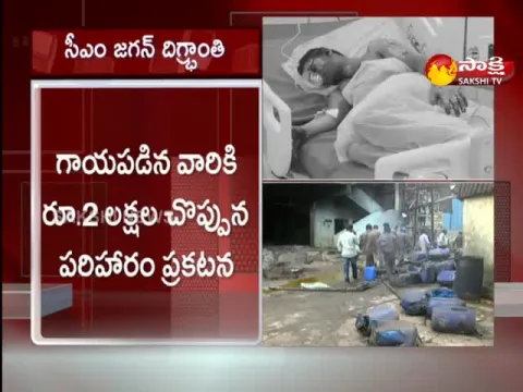 CM Jagan Announces Exgratia for Victims of Porus Chemical Factory