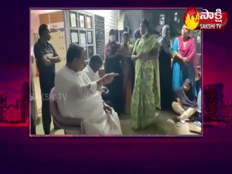 Telangana Speaker Pocharam Srinivas Reddy Visits Minority Gurukulam School In Kamareddy