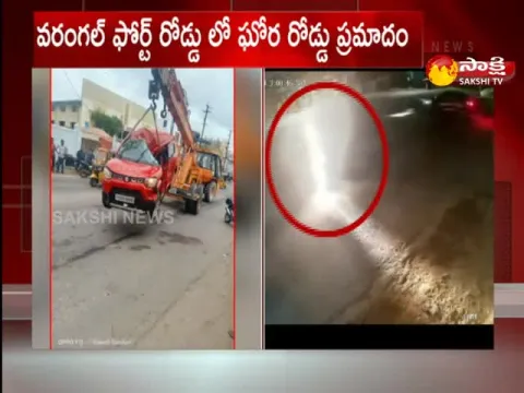 Road Accident At Warangal