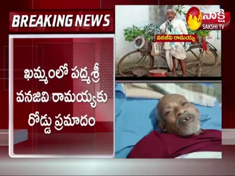 Padmasri Vanajeevi Ramaiah Injured In Road Accident 