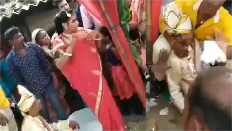 Bride Refuses To Marry During Wedding, Groom Collapses