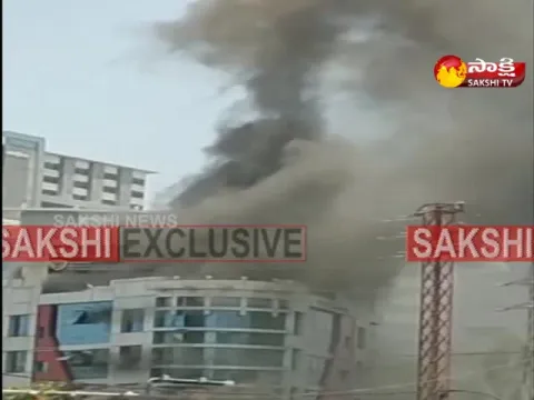 Fire Accident At Gachibowli Hyderabad