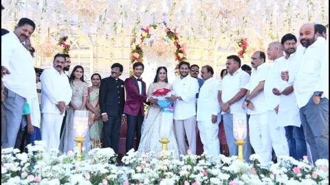 CM Jagan Attends Kavali MLA Ramireddy Pratap Kumar Reddy Son Wedding Reception