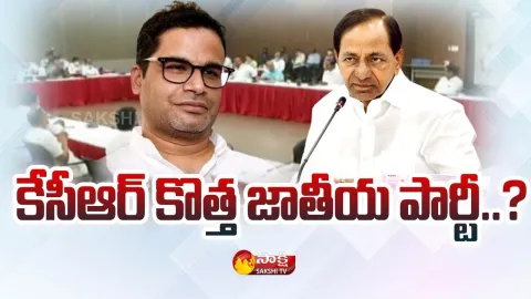 Prashant Kishor Meets CM KCR in Pragathi Bhavan