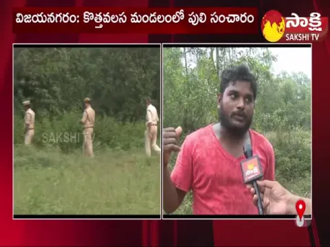 Tiger Hulchal In Vizianagaram District