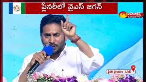 CM YS Jagan Slams Chandrababu And Company At YSRCP Plenary 2022