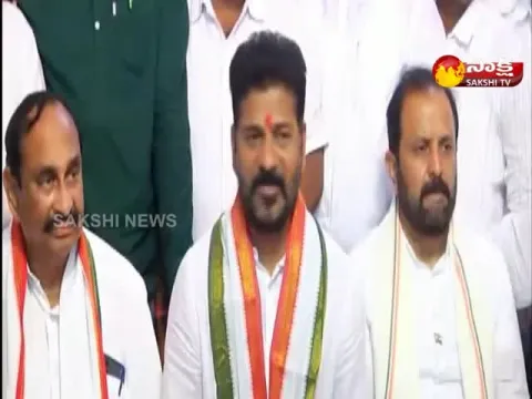 MP Revanth Reddy Press Meet At Munugode