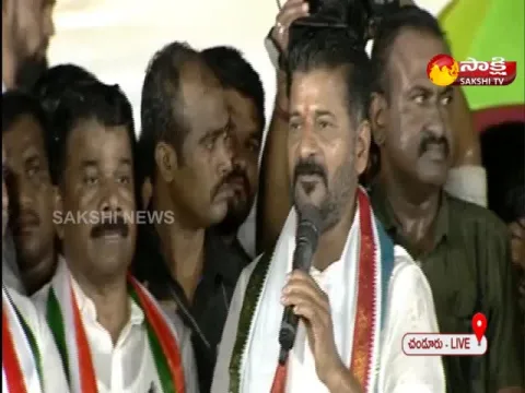 Revanth Reddy Speech At Chandur Congress Public Meeting