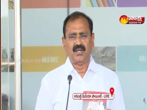 Bhumana Karunakar Reddy Press Meet At AP Assembly Media Point