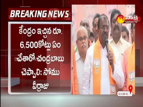 Somu veeraju Fires On Chandrababu Naidu