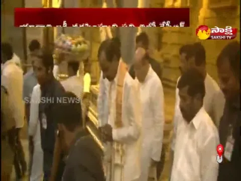 Telangana CM Kcr Visit Yadadri Temple