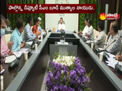 CM Review Meeting At Tadepalli