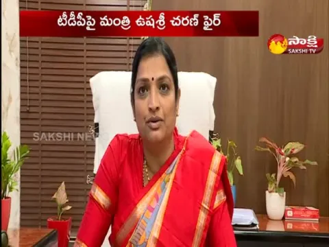 Minister Ushasri Charan Fires On Tdp