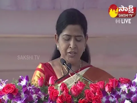 AP Home Minister Taneti Vanitha Speech In Police Commemoration Day 2022