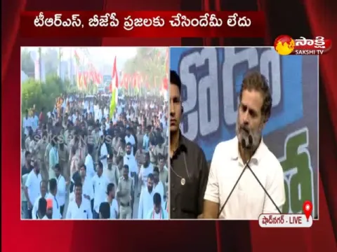 Rahul Gandhi Comments On TRS And BJP