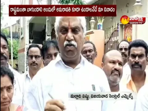 Vijajayawada Central MLA Malladi Vishnu Fires On Chandrababu