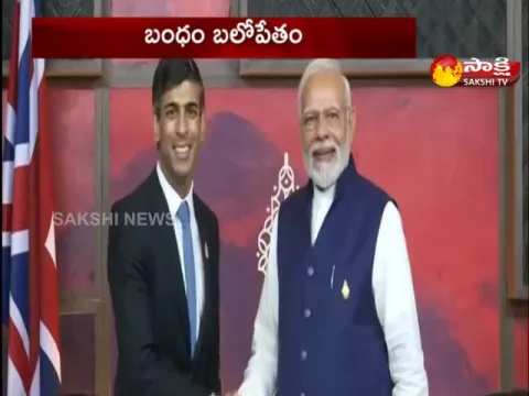UK Pm Rishi Sunak met Prime Minister Narendra Modi