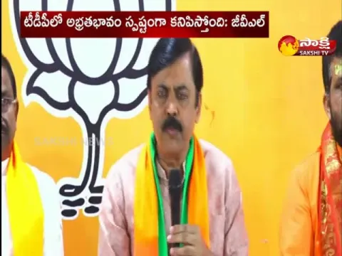 BJP MP GVL Narasimha Rao Fires on TDP Leaders