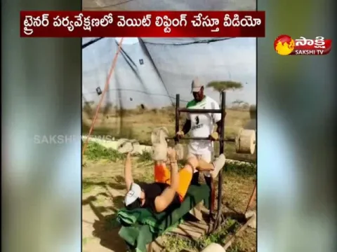 Tollywood Hero Ram Charan Workout Video