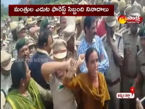 High Tention In Forest Ranger Srinivas Funeral