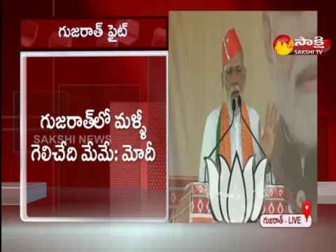 Prime Minister Narendra Modi Election Campiagn In Gujarat
