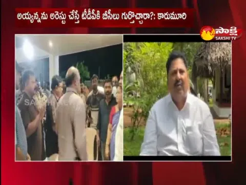 Ap Minister Karumuri Nageswar Rao Fires On Chandrababu Naidu