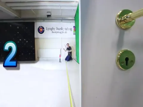Archery World Record : Most Arrows Through A Keyhole