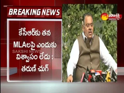 Telangana BJP Incharge Tarun Chugh Sensational Comments On CM KCR