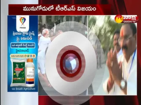 Trs Workers Celabrations At Telangana Bhavan In Hyderabad
