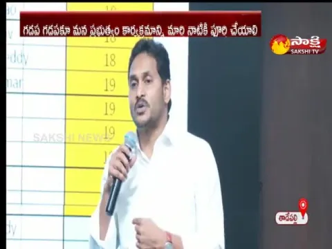 Cm Ys Jagan Comments On Gadapa Gadapaki Mana Prabutvam 