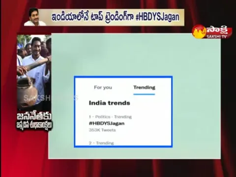 CM YS Jagan Birthday Hashtag Trending In Twitter