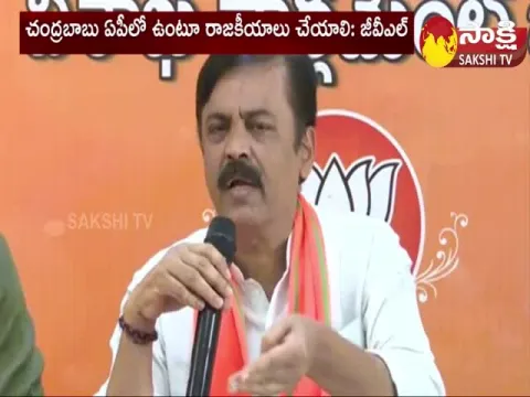 GVL Narasimha Rao Sensational Comments on Chandrababu