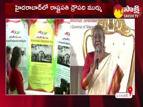 President Droupadi Murmu Interacts With Students In Hyderabad 