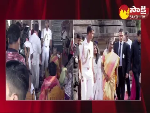 President Draupadi Murmu Visits Ramappa Temple